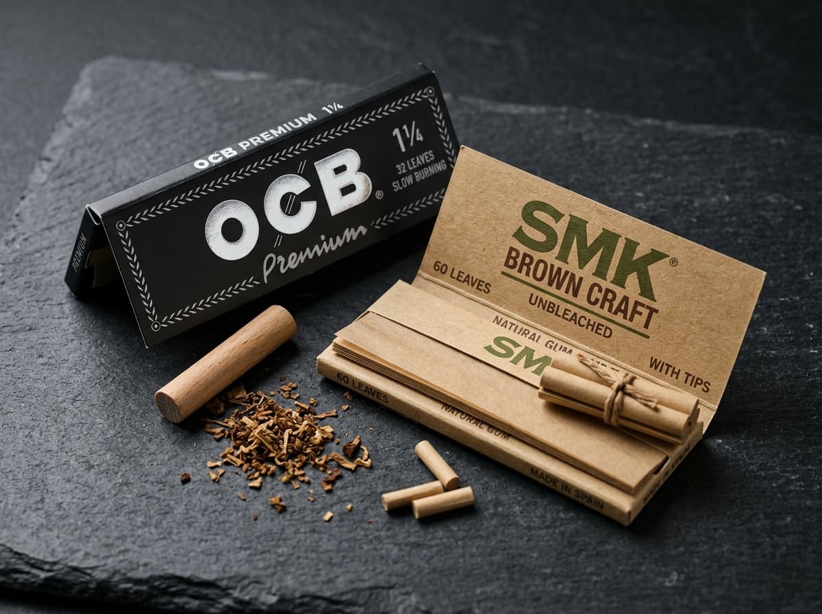 OCB Premium Black King Size Slim + Tips